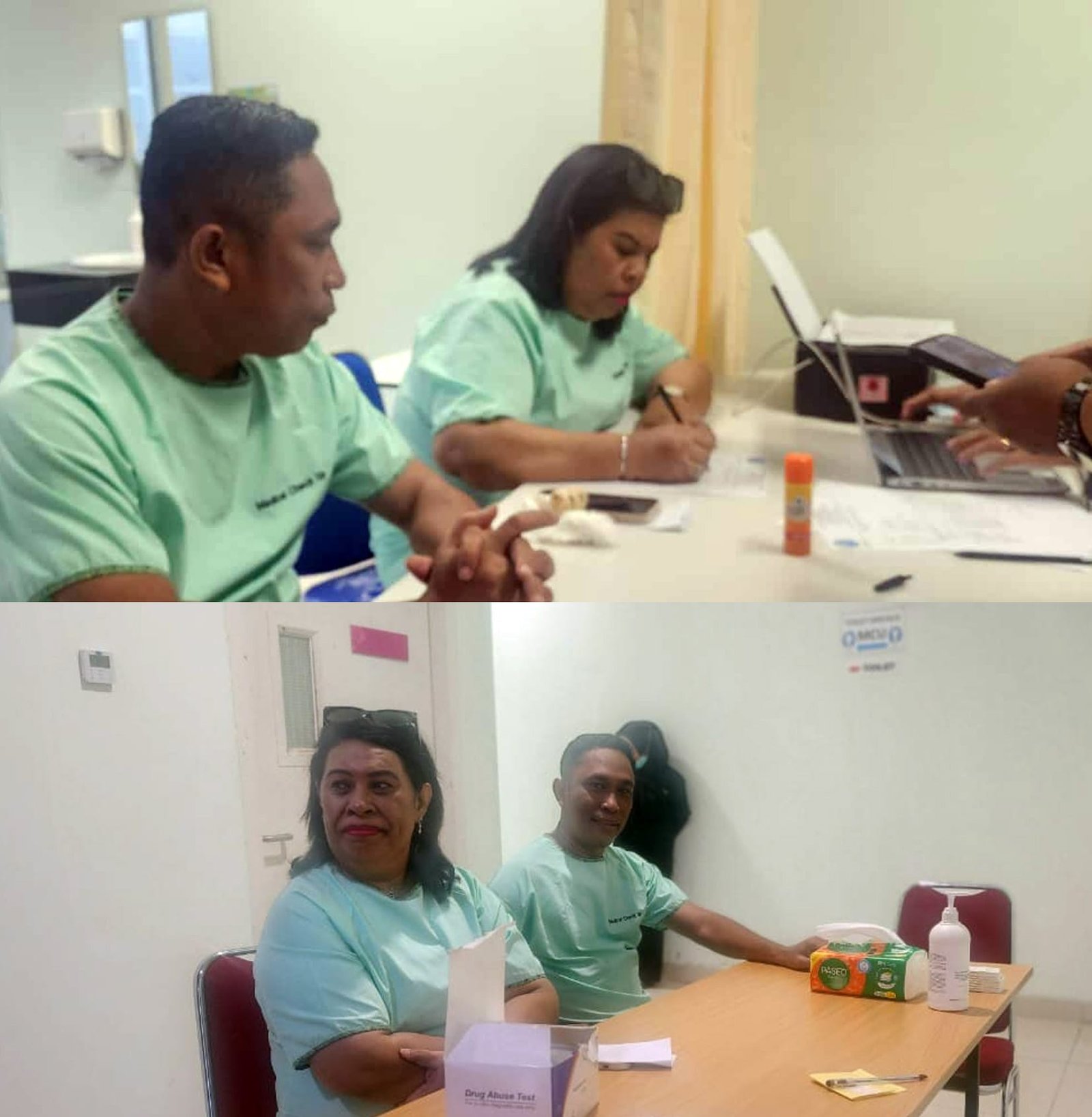 Kompak Saat Pemeriksaan Kesehatan, Pasangan Nusa Ina Siap Menangkan Pilkada SBB