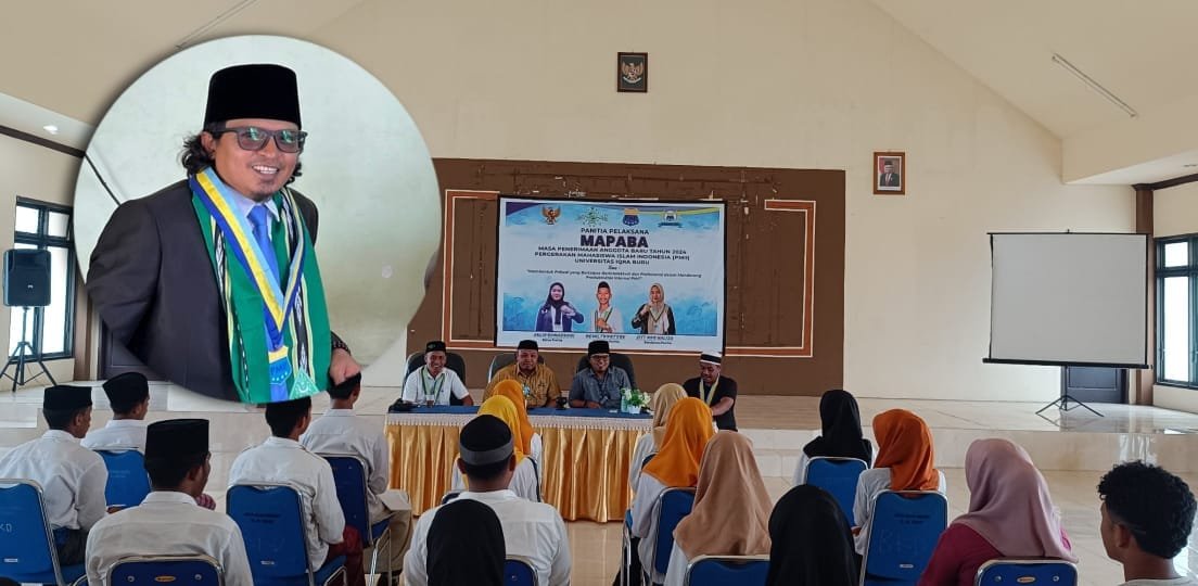 Perdana Pulang Kampong, Anggota DPRD Provinsi Maluku, H Ridwan Nurdin Bawakan Materi Di MAPABA PMII Buru