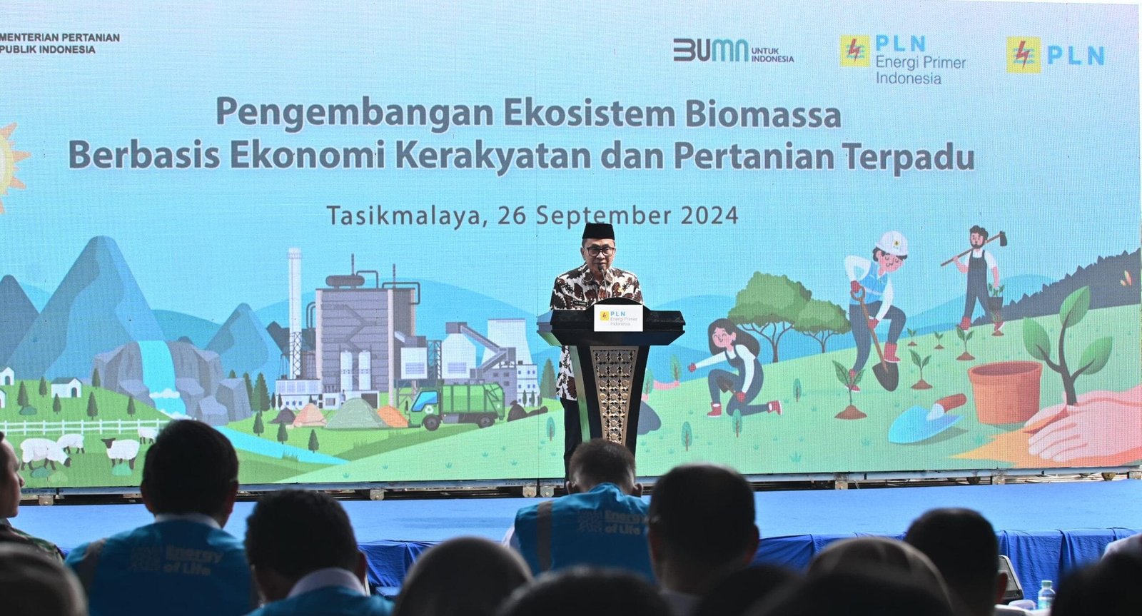 Pengembangan Biomassa PLN di Tasikmalaya: Dikelola Masyarakat, Didukung Pemerintah