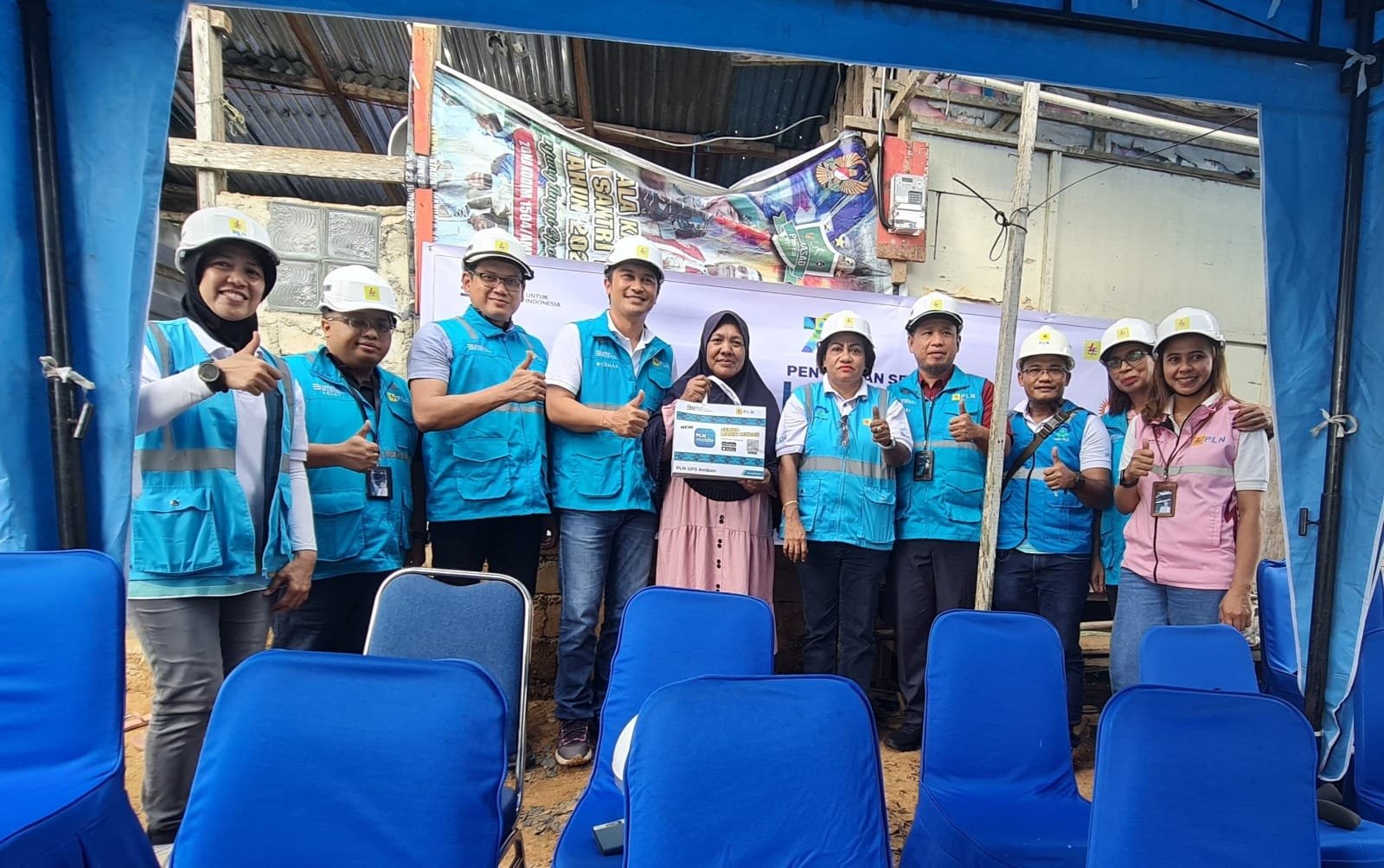 PLN UIW MMU Lakukan Penyalaan Listrik Serentak di 55 Titik Pelanggan