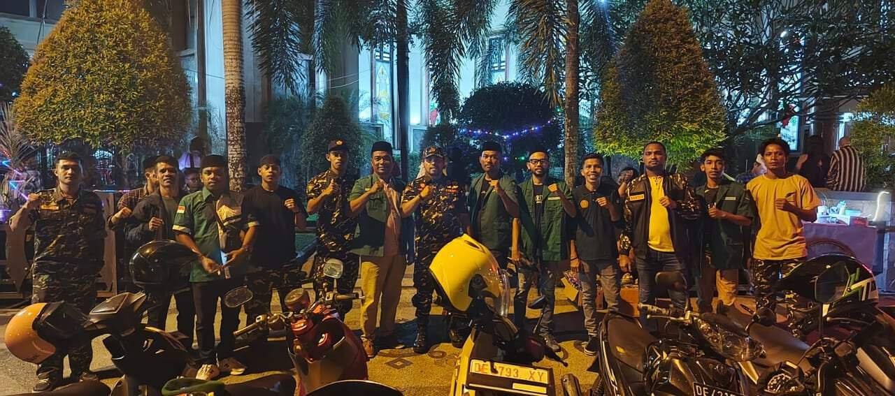 GP Ansor dan Banser Maluku Bersinergi dengan TNI/Polri dalam Pengamanan Perayaan Natal dan Tahun Baru di Ambon