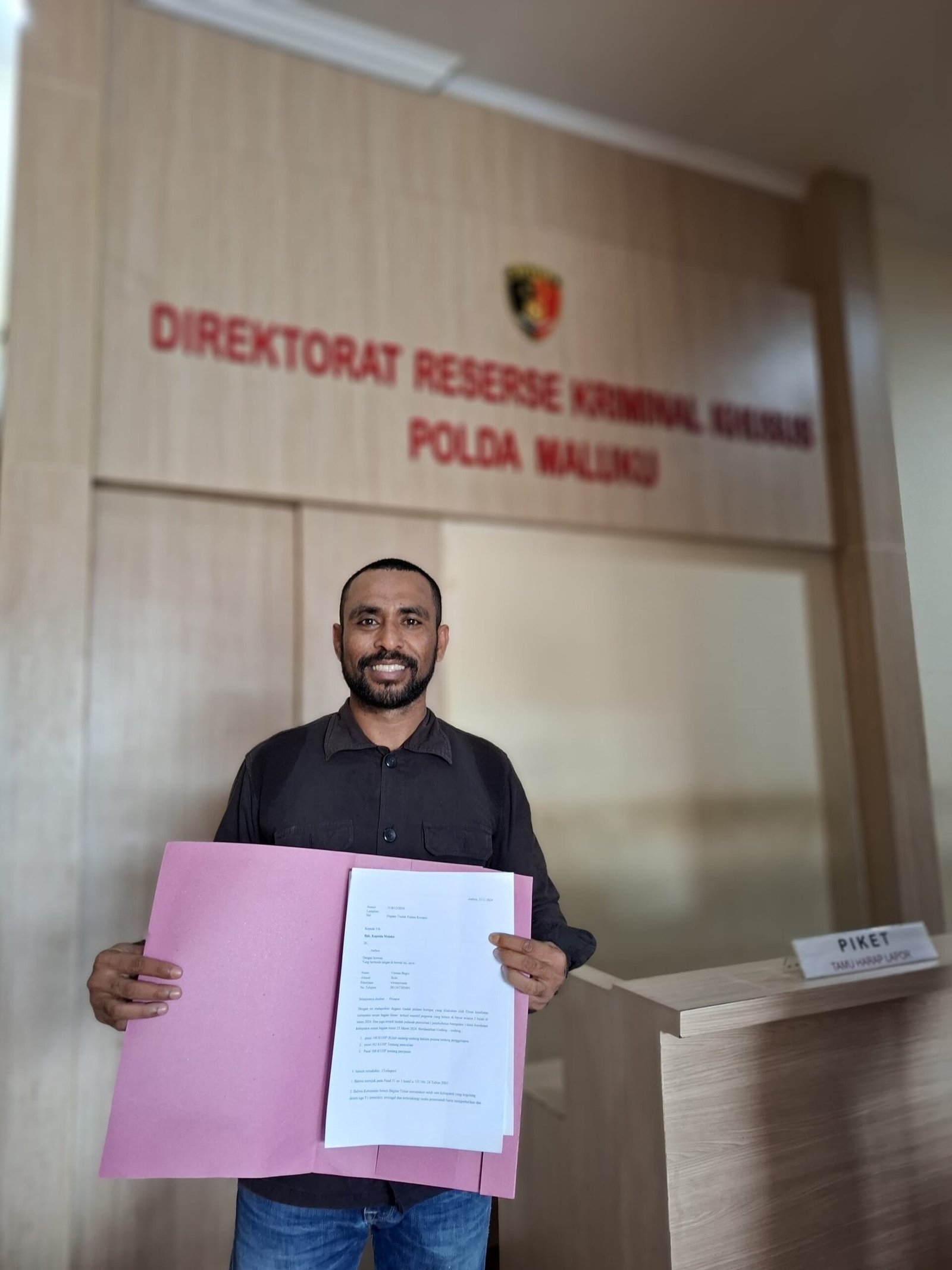 Kadis Kesehatan SBT Dilaporkan ke Polda Maluku: Nanaku Maluku Tegaskan Tindak Pidana Berat