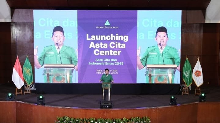 GP Ansor Launching Asta Cita Center Fokus Dukung Visi Besar Prabowo-Gibran Menuju Indonesia Emas 2045