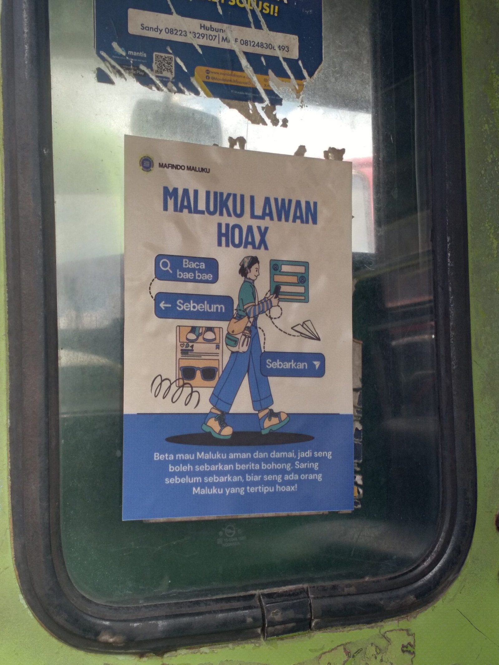 MAFINDO Maluku Gelar Kampanye “Maluku Lawan Hoaks” di Pasar dan Terminal Mardika Ambon