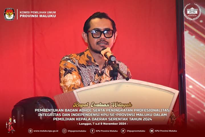 KPU Maluku Gelar Rapat Evaluasi dan Peningkatan Profesionalitas Jelang Pilkada 2024