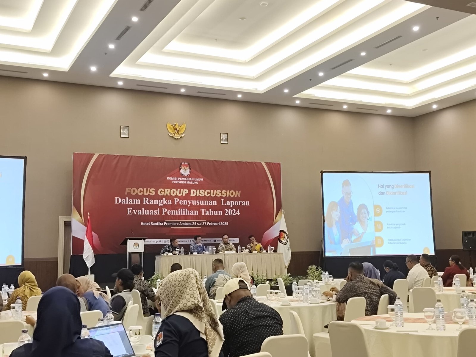 KPU Maluku Gelar FGD Evaluasi Pemilu 2024, Bahas Peningkatan Kualitas Pemilihan