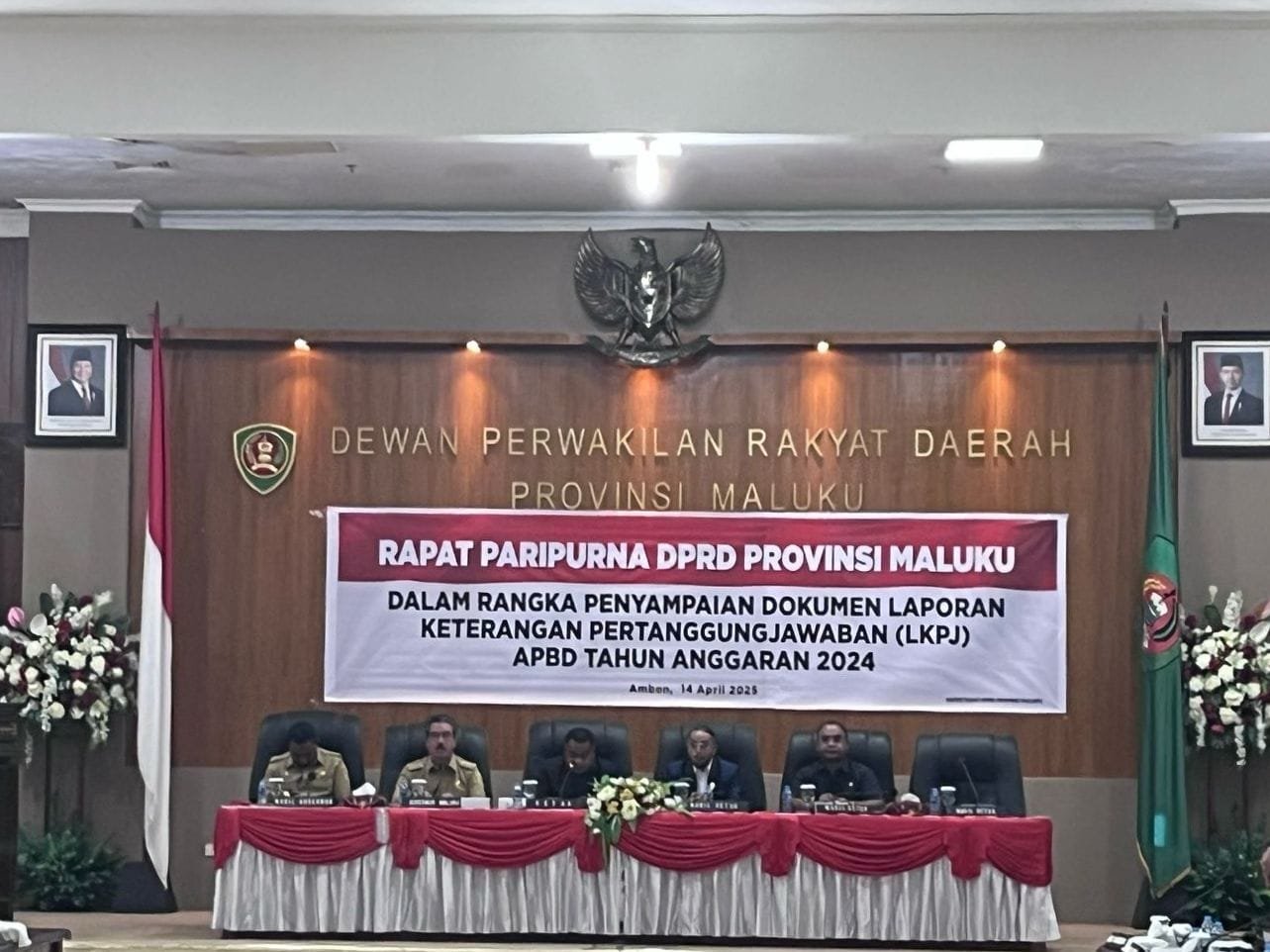 DPRD Maluku Gelar Paripurna LKPJ 2024