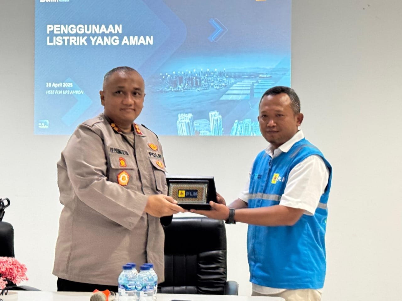 PLN UP3 Ambon Gelar Inspeksi dan Sosialisasi Keamanan Listrik di Lingkungan Polresta Ambon