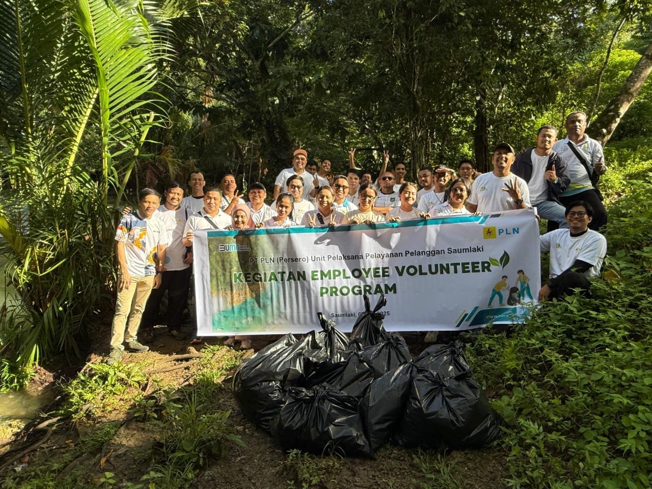 Program EVP,  PLN UP3 Saumlaki Sadar Lingkungan Di Daerah 3T