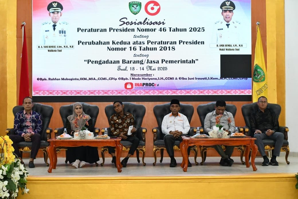 Kota Tual Jadi yang Pertama di Indonesia Sosialisasikan Perpres 46/2025. Walikota Tegaskan Desa Jadi Garda Terdepan Pembangunan