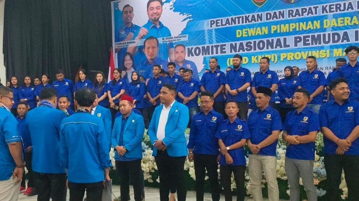Dinahkodai Arman Kalean, Sekjen DPP Lantik Pengurus DPD KNPI Maluku