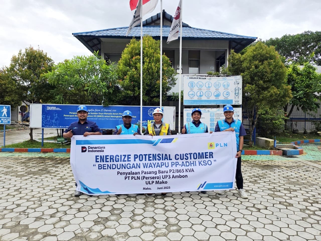 Dukung Ketahanan Air dan Energi di Maluku, PLN Energize Proyek Bendungan Wayapu