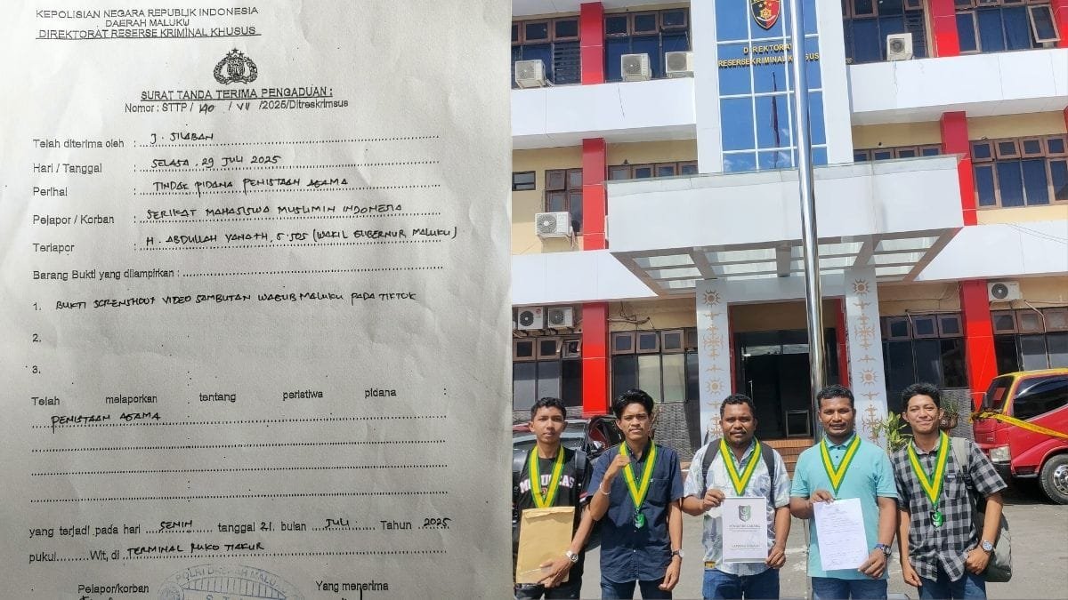 Bawa Bukti Video, SEMMI Ambon Lapor Wagub Abdullah Vanath Soal Dugaan Penistaan Agama