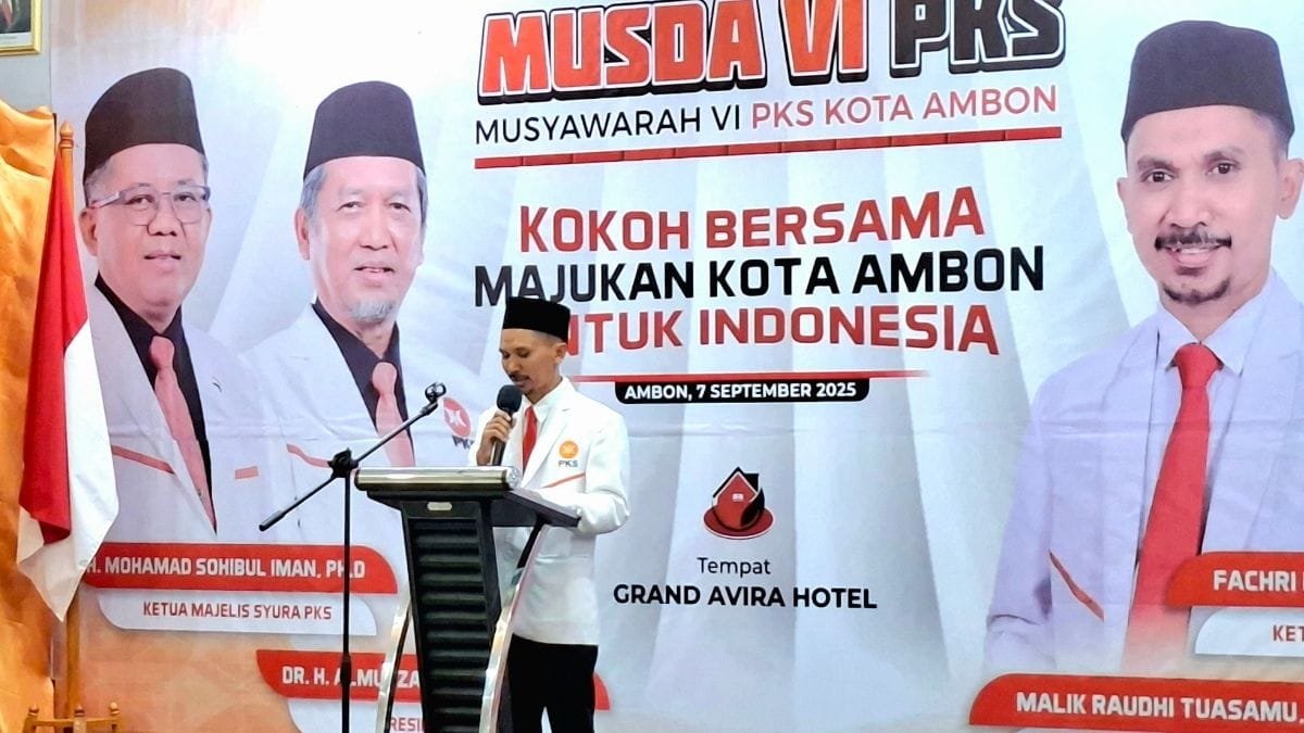 Musda DPD PKS Ambon, Malik Raudhi: Target Menang 4 Kursi DPRD