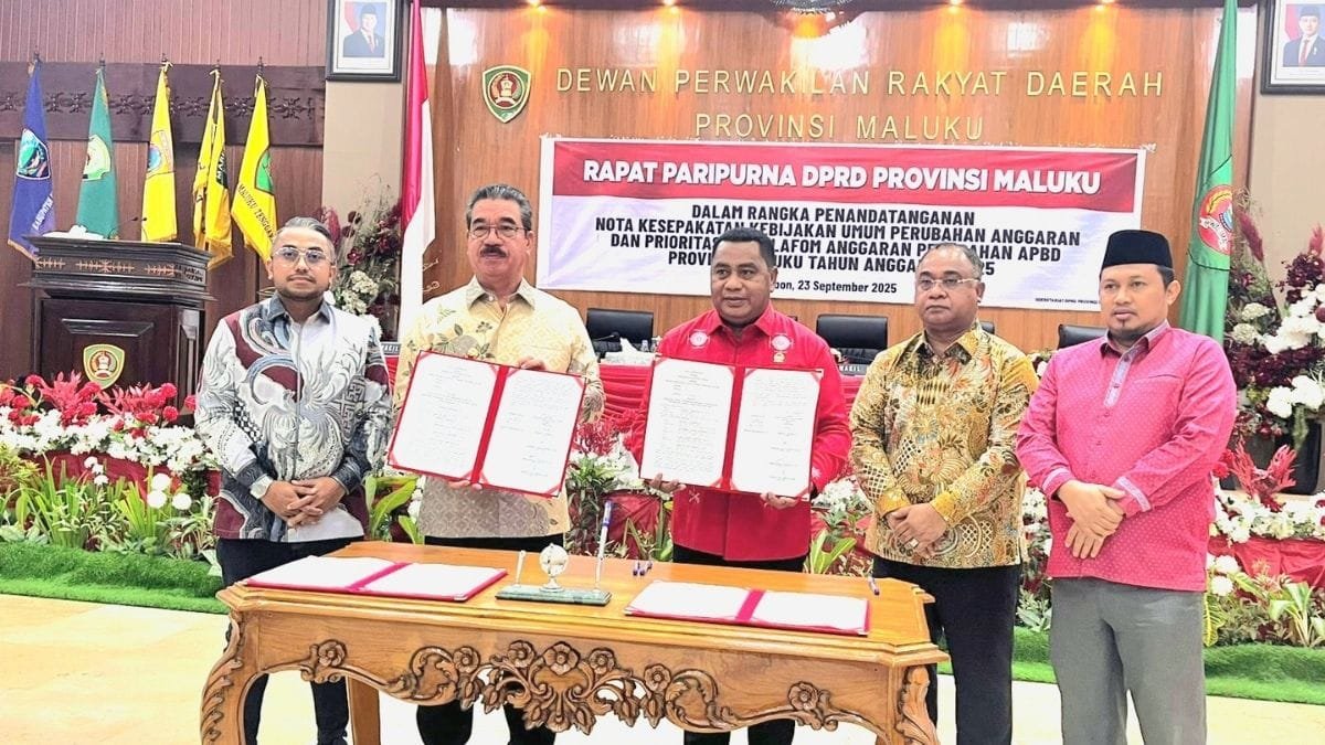 Paripurna Nota Kesepahaman KUA-PPAS Perubahan APBD 2025, Ini Deretan Cacatan Penting Banggar DPRD Maluku