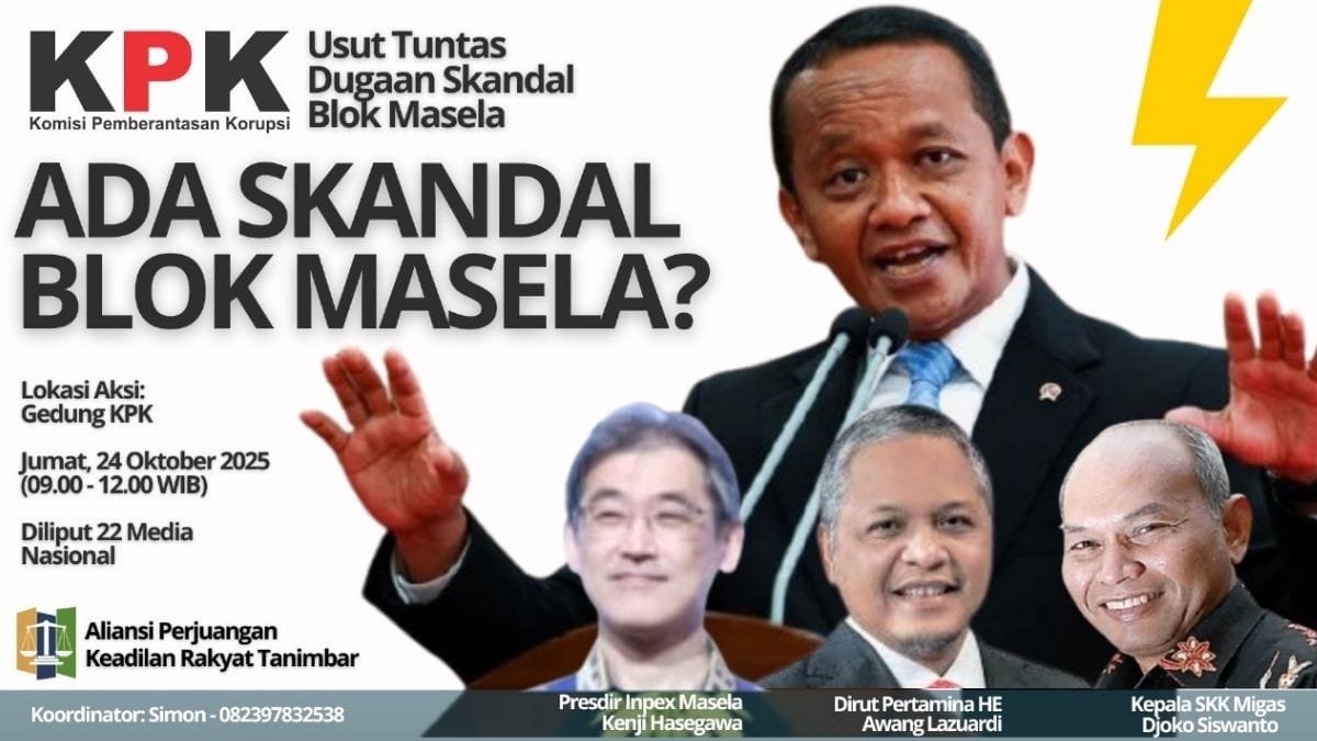 Skandal Blok Masella: Sikap Bahlil Buat Orang Tanimbar Jadi Penonton di Tanah Sendiri