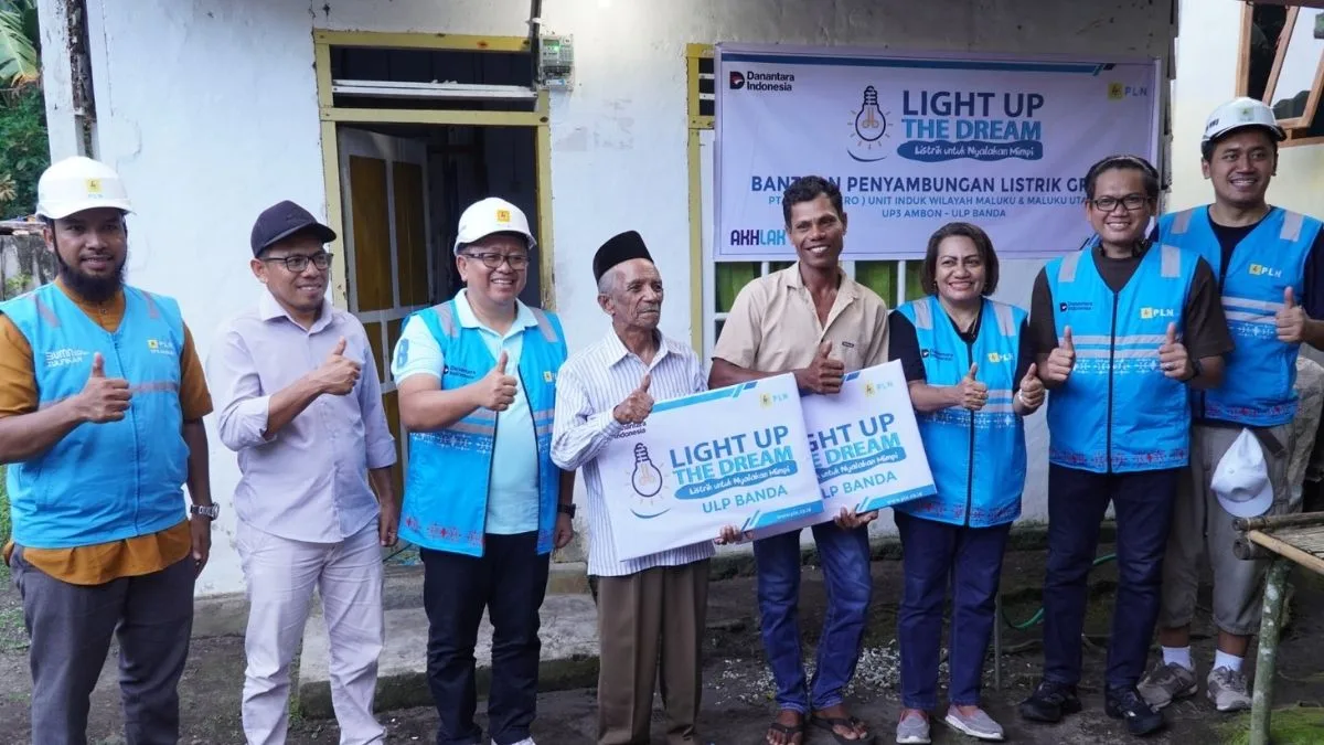 Wujudkan Pemerataan Akses Energi, PLN UIW MMU Sambung Listrik Gratis di Pulau Banda