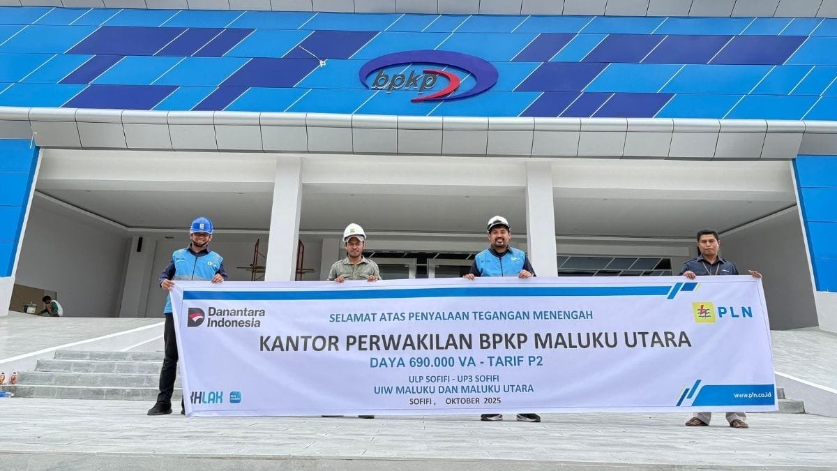 PLN UP3 Sofifi Sukses Nyalakan Kantor BPKP Maluku Utara, Perkuat Infrastruktur Pemerintahan Regional
