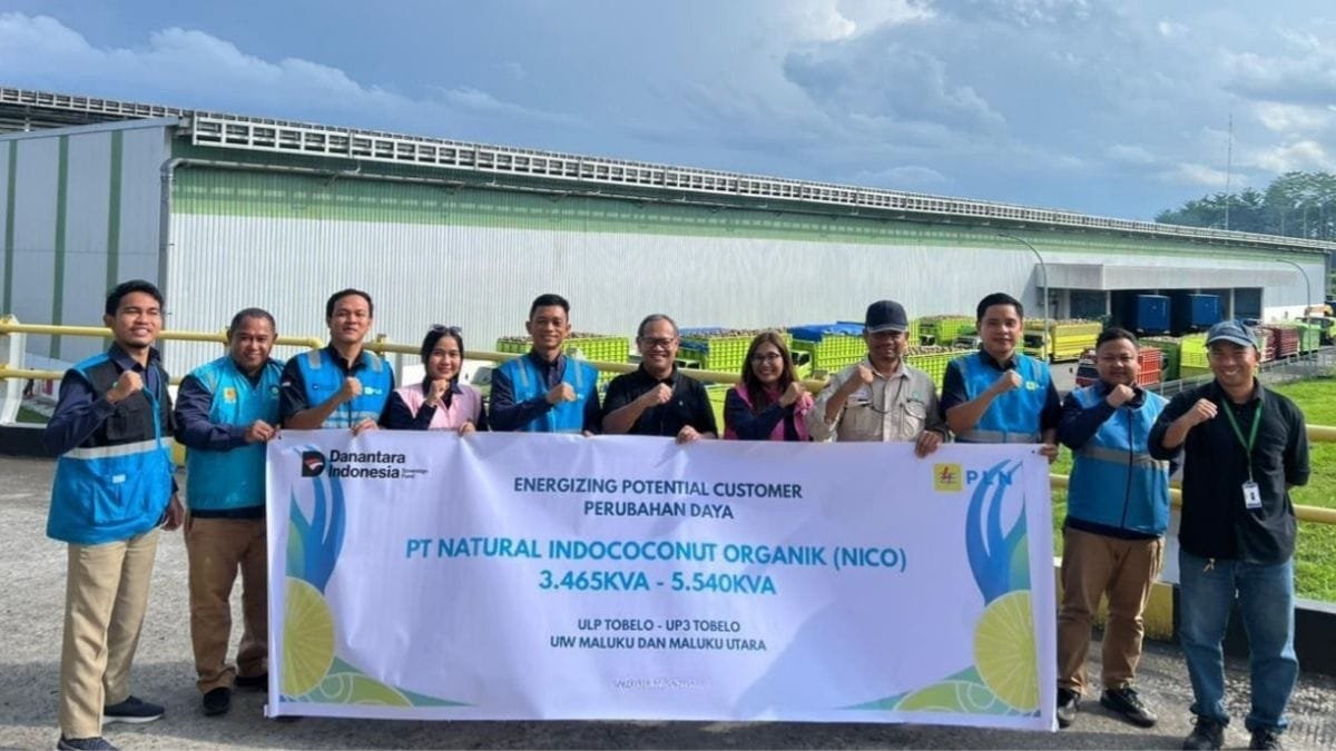 Dorong Produktivitas Industri Kelapa di Halmahera Utara, PLN Tambah Daya PT Natural Indococonut Organik (NICO)