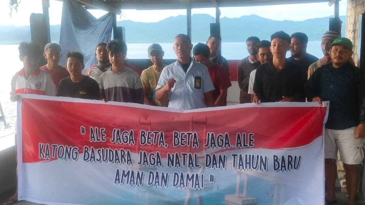 Jelang Natal dan Tahun Baru Pemuda Muslim Air Salobar Ambon Komitmen Jaga Kondusifitas Kamtibmas