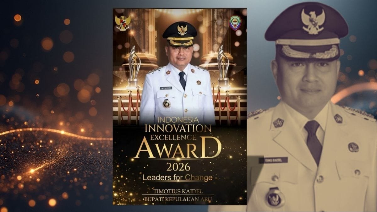 Bupati Aru Masuk Nominasi Leaders for Change dalam Ajang Indonesia Innovation Excellent Award 2026