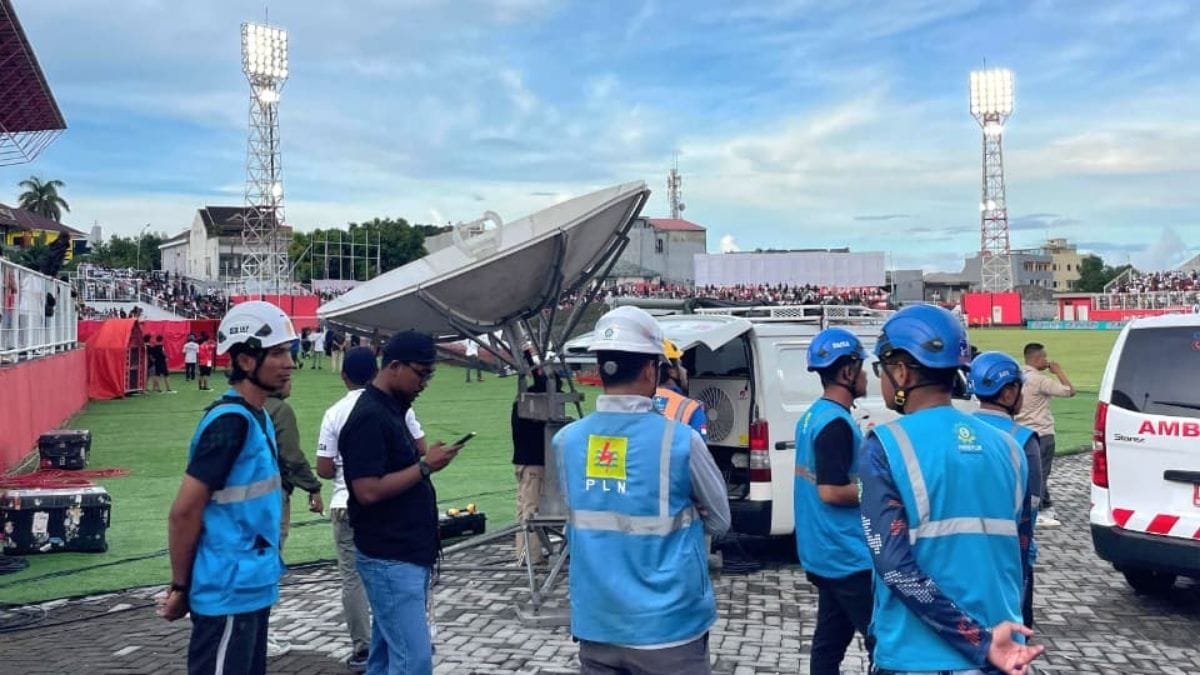 Dukung Laga Bergengsi Super League, PLN UP3 Ternate Jaga Keandalan Listrik di Stadion Gelora Kie Raha