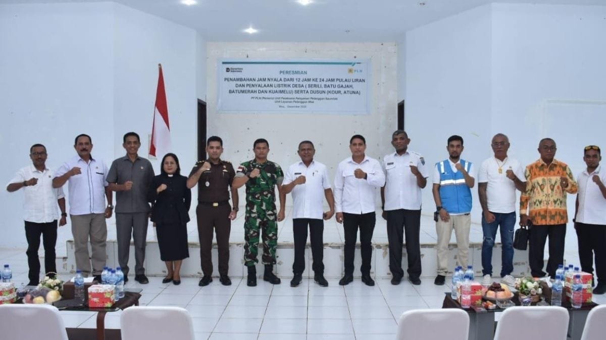 PLN Hadirkan Listrik 24 Jam di Pulau Liran, Kado Tahun Baru 2026 bagi Masyarakat 3T
