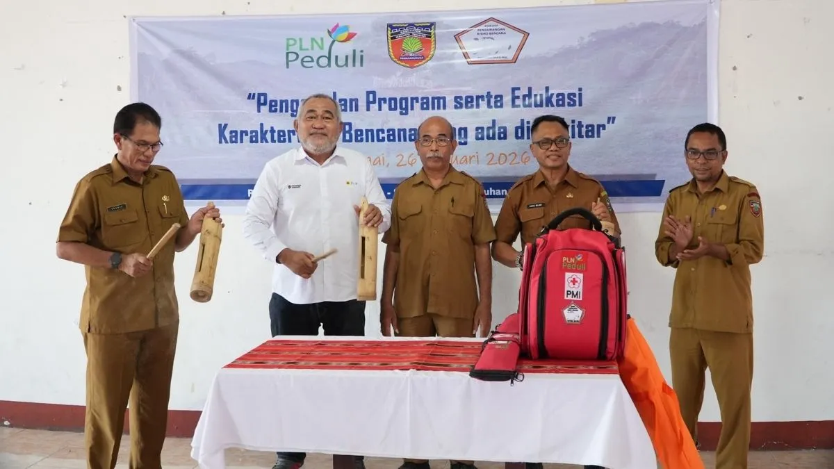 Lewat Program Desa Siaga Bencana, PLN UIW MMU Perkuat Kesiapan Warga Negeri Waai