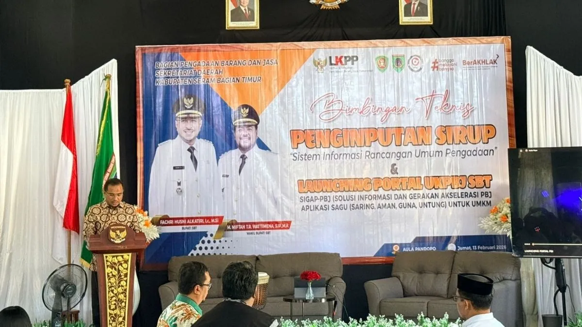 Peluncuran Portal UKPBJ, Fachri Alkatiri: Wujud Tata Kelola Pemerintahan yang Baik