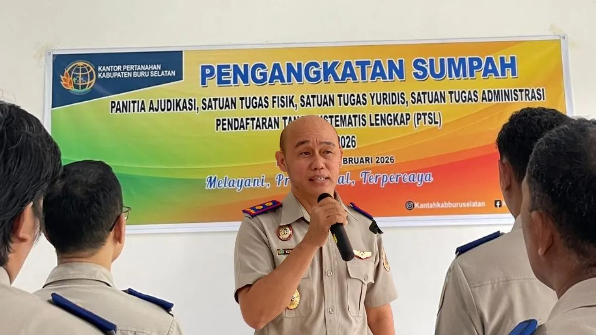 Program PTSL 2026, Kantor Pertanahan Bursel Target 1.000 Bidang Tanah Bersertipikat