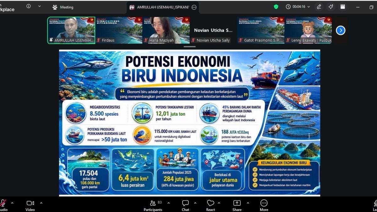 Hadirkan Plt. Sekjen KKP, Mata Garuda LPDP Gelar Webinar Arah Kebijakan Ekonomi Biru Indonesia