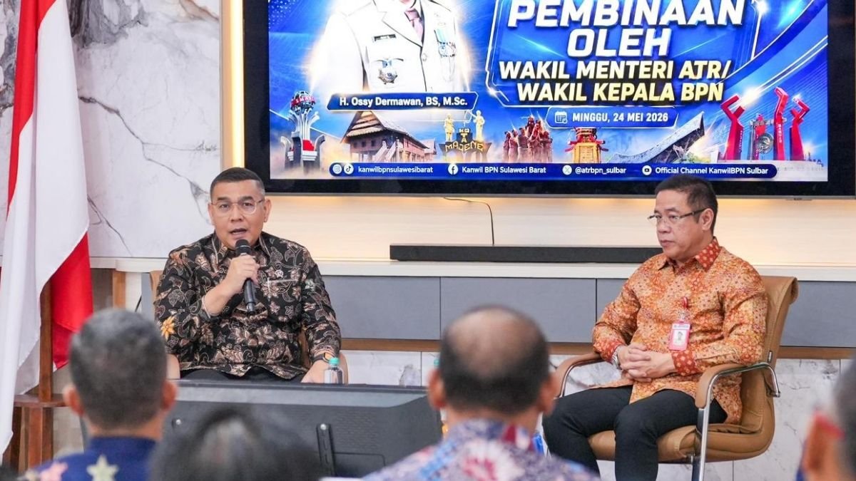 Sambangi Sulbar, Wamen Ossy Imbau GTRA Jadi Kunci Penyelesaian Konflik Pertanahan di Daerah