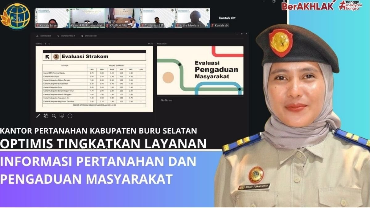 Kantor Pertanahan Buru Selatan Optimistis Tingkatkan Pelayanan Informasi Pertanahan dan Pengaduan Masyarakat