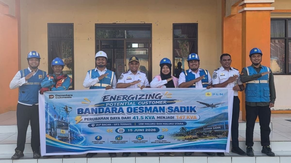 PLN Tingkatkan Kapasitas Daya Bandara Oesman Sadik, Dukung Konektivitas dan Pertumbuhan Ekonomi Halmahera Selatan