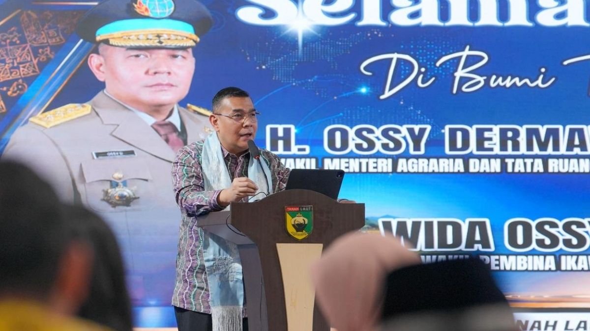 Wamen Ossy Ajak Pemkab Menguatkan GTRA untuk Selesaikan Masalah Pertanahan di Tanah Laut