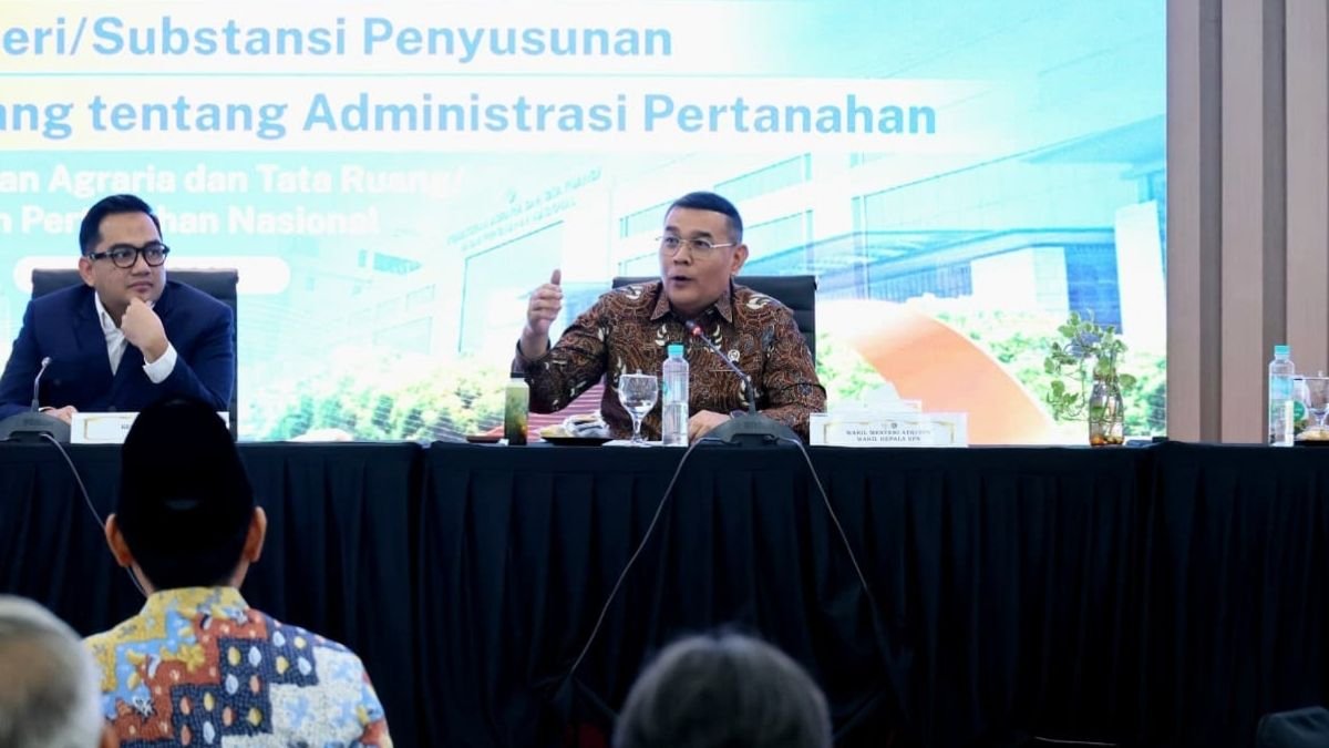 FGD Bersama Komisi II DPR RI, Wamen Ossy: RUU Administrasi Pertanahan untuk Wujudkan Sistem Pertanahan yang Lebih Baik
