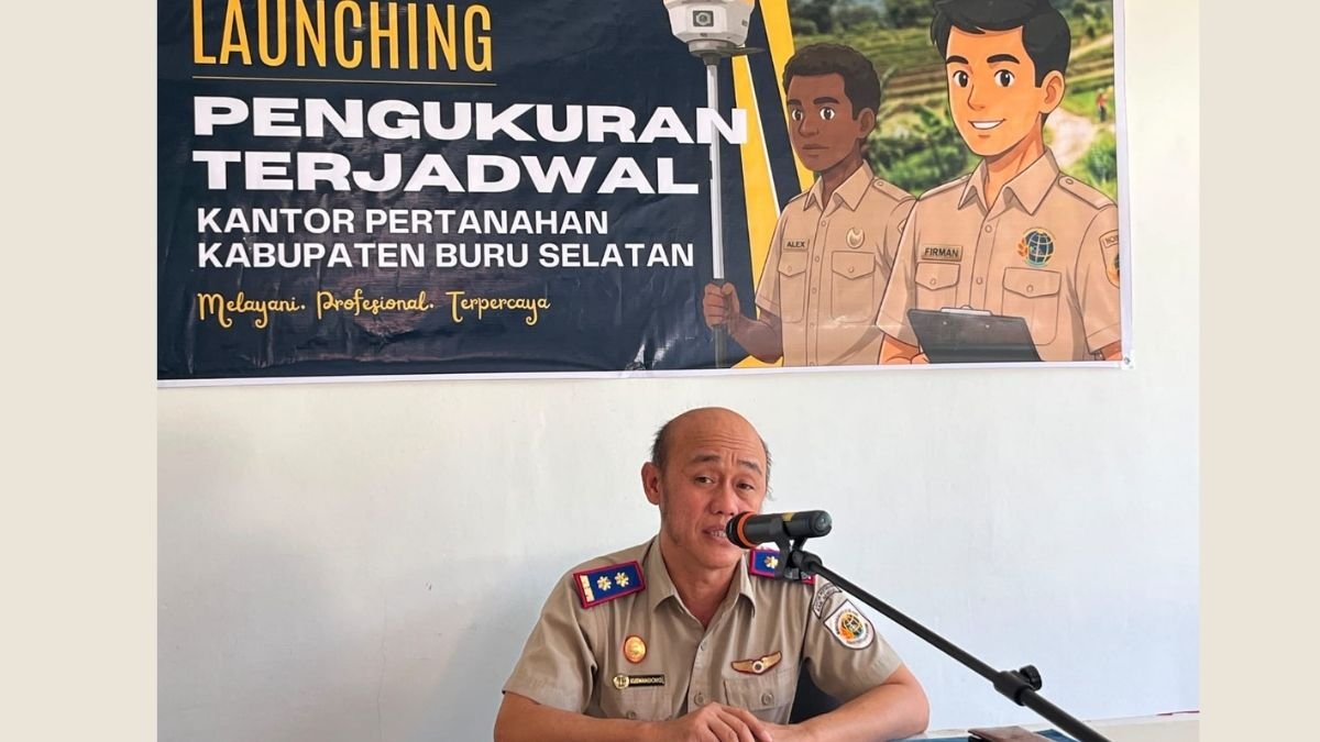Kantor Pertanahan Buru Selatan Luncurkan Program Pengukuran Terjadwal