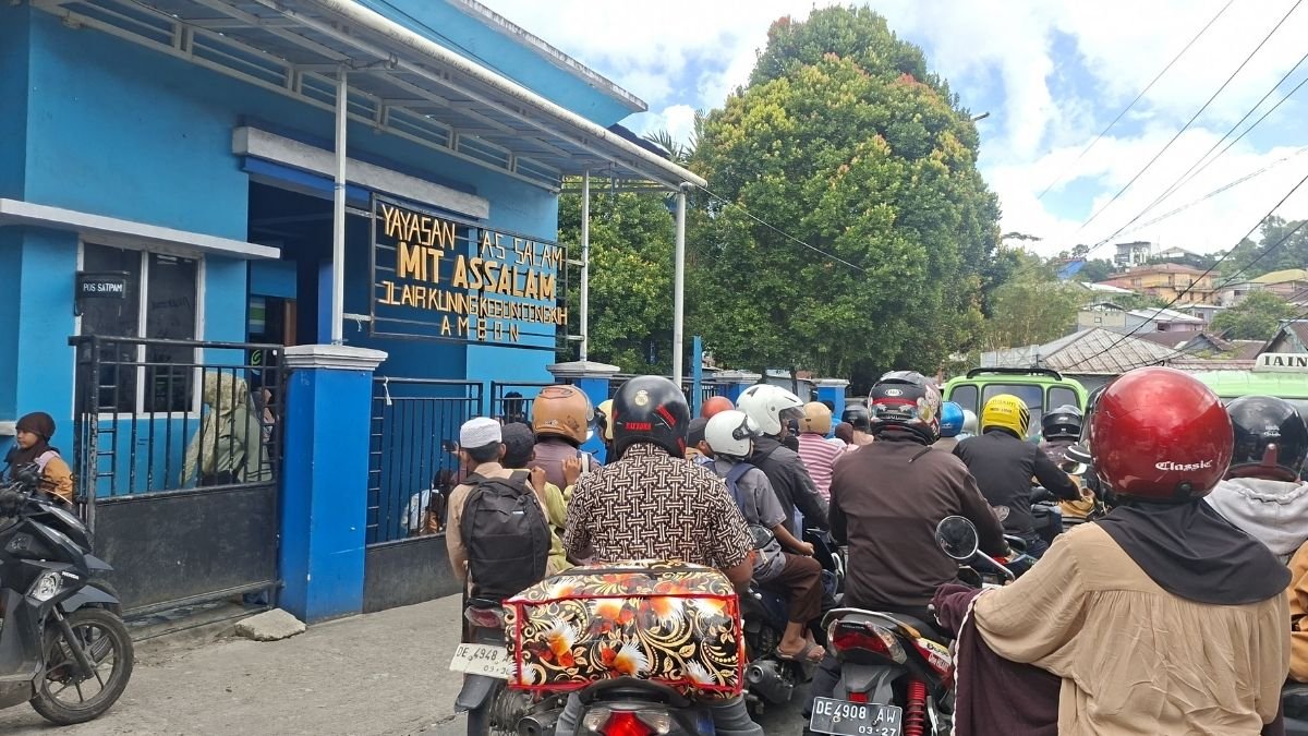 Warga Keluhkan Kondisi Macet Parah saat Jam Pulang Sekolah di SD MIT As Salam Ambon