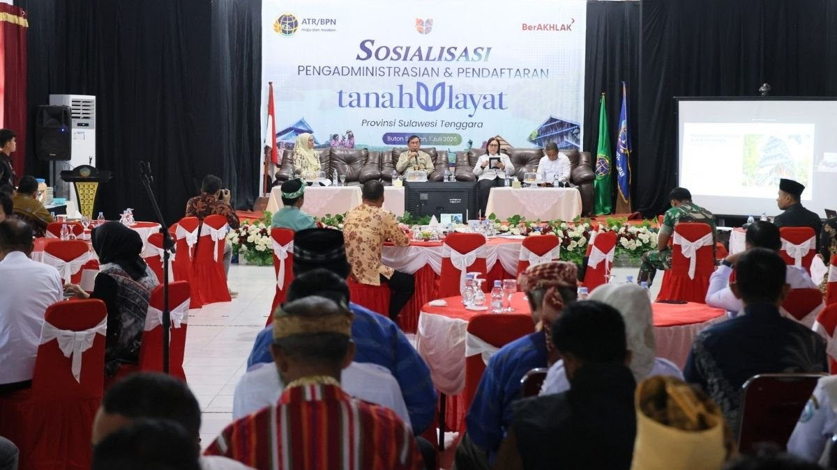 Sosialisasi Pengadministrasian dan Pendaftaran Tanah Ulayat, Bekali Masyarakat Hukum Adat Buton Selatan Soal Tahapan Sertipikasi