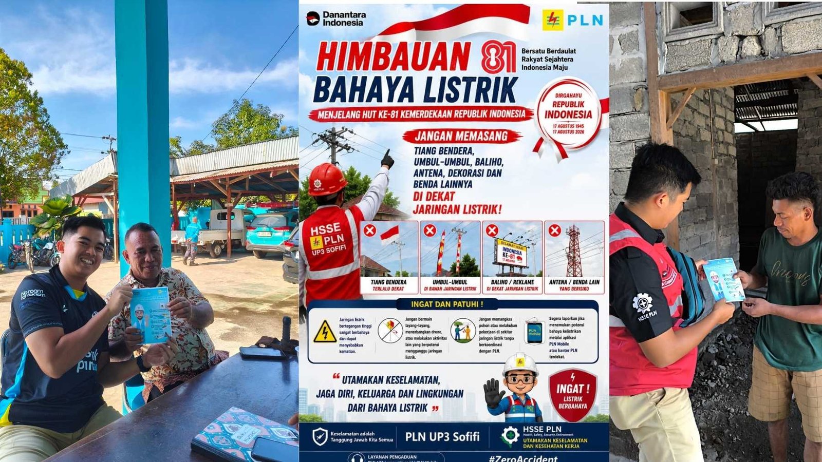 Jelang HUT ke-81 RI, PLN Imbau Masyarakat Waspadai Bahaya Listrik Saat Memasang Atribut Kemerdekaan