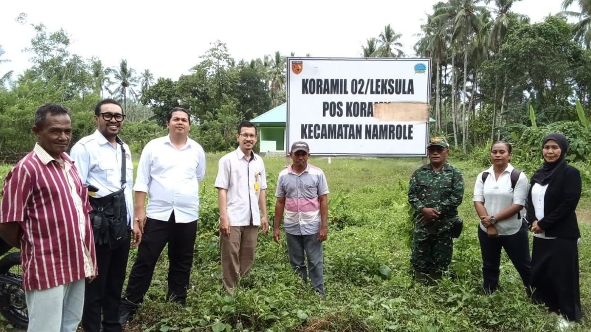 Kantah Buru Selatan Periksa Tanah untuk Sertipikat Hak Pakai Kementerian Pertahanan