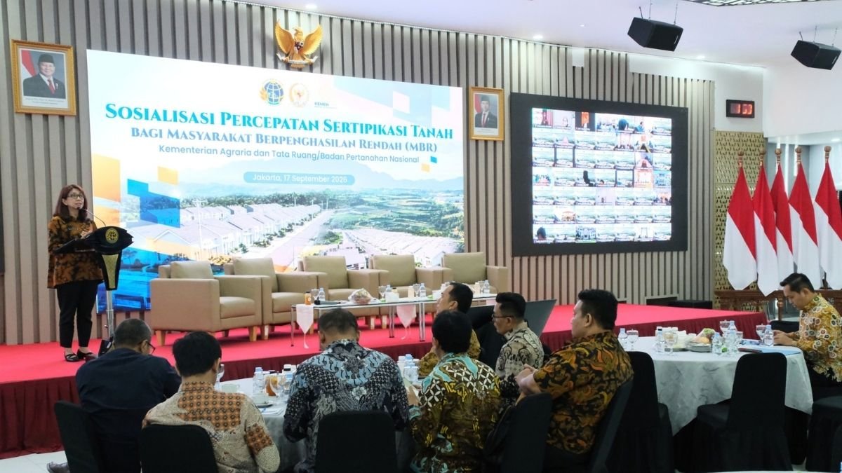 Gelar Sosialisasi Percepatan Sertipikasi Tanah bagi MBR, Kejar Target 3 Juta Bidang