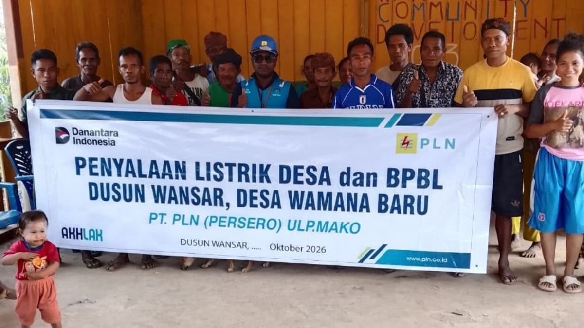 Terangi Dusun Wansar di Pulau Buru, PLN Buka Peluang Baru bagi Pendidikan dan Ekonomi Masyarakat